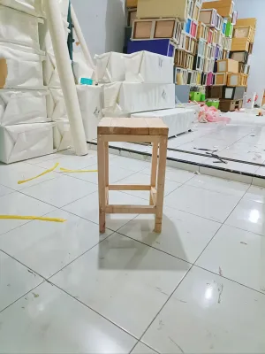 Kursi Cafe Kayu Aesthetic Kursi Bangku Murah