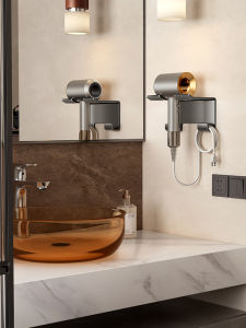 ERMO | No-Drilling Storage Rack for Hair Dryer