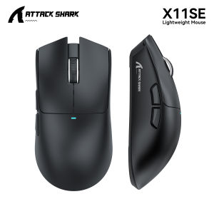 ATTACK SHARK | ATTACK SHARK X11SE Lightweight Wireless Tri-Mode Gaming Mouse 22000DPI 65H Battery Ergonomic Design for Precision Gaming