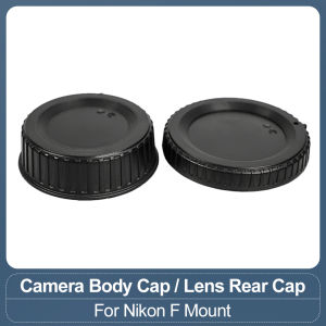 Camera Lens Cap for Nikon F Mount SLR Camera Body Cap Lens Rear Cap D800 D850 D910 D7200 D7300 D7500  D810 D5200