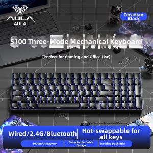 AULA | Ergonomic Wireless Mechanical Keyboard 3-Mode