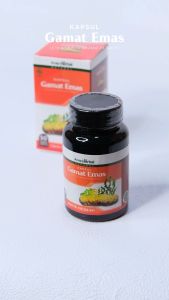 Kapsul Gamat Emas 100% Asli - Gamat Gold Original - Gamat Mas Kapsul Asli - Gamat Mas - Jelly Gamat - Jelly Gamat Gold g Original Obat Herbal Multikhasiat Sudah BPOM Halal MUI