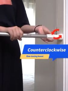 Stainless Steel Curtain Rods Adjustable Punch-Free Cloth Rail Anti-slip No Drilling Rustproof Shower Curtain Rods Drying Rack Wardrobe Rod Simple Support Rod 110-200cm -Shipped within 24 hours-