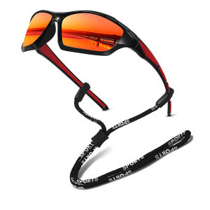 With Chain Fashion UV400 Men Women Running Mountaineering Fishing  Sunglasses MTB Eyewear Outdoor Sport protective glasses