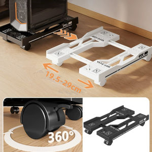 New Under Desk Holder Adjustable Mobile CPU Stand Ventilated Computer Tower Stand PC Tower Stand with Rolling Caster Wheels