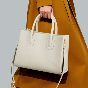 BEEP | Genuine Leather Handbag Large Capacity Business Style