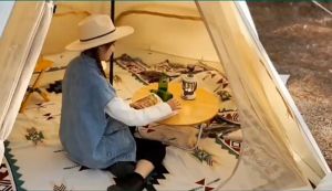 Portable Cotton Picnic Mat Cotton Camping Blanket Double Sided Cover Blanket Shawl Table Cloth