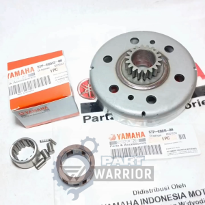 Rumah Kopling Ganda Mangkok Crypton Jupiter Z Vega R New Burhan 5TP Gigi 18T + Cage Bentengan Motor