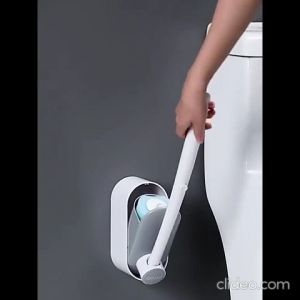 BEST4U Disposable Toilet Bowl Brush with 8pcs Refill | Flushable Cleaner Brush | Cleaning Tools | Bathroom Accessories