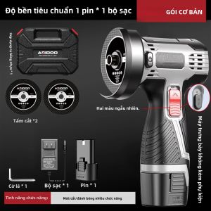Máy Mài Góc Mini Di Động 16.8V Với Pin Lithium Dung Lượng Lớn Đánh Bóng Mài Cắt Công Cụ Điện Cho Gia Đình DIY