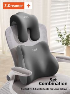 ZHIMENGREN | Neck and Waist Support Pillow for Office Chairs