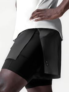 ECET | Split Fake Two Piece Quick Drying Sports Shorts