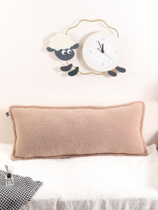 Áo Gối Hình Chữ Nhật Bằng Vải Nỉ Cừu Dài Cho Ghế Sofa Phòng Khách Gối Đầu Giường Gối Lưng Gối Lưng Dài Áo Gối Bằng Vải Nỉ Cừu