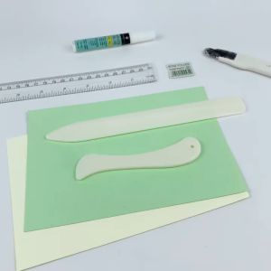 SAMOYED BNFL-J Pelipat Kertas / Kulit / Bone Folder / Folding Bone / Paper / Leather Creaser