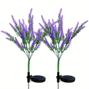 4pcs Solar-Powered Purple Lavender LED Landscape Lights: A Comprehensive Guide