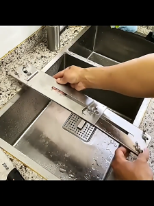 Adjustable Whetstone Holder for Sink | Non-Slip Knife Sharpening Stone Rack