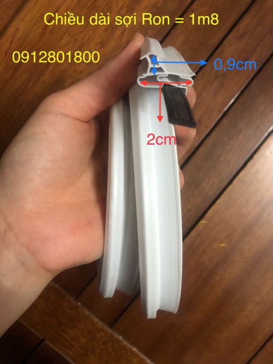 Gioăng cửa tủ lạnh loại tốt - ron đệm cửa tủ lạnh 1.8 mét - Zoăng gài tủ lạnh, tủ mát kiều cài