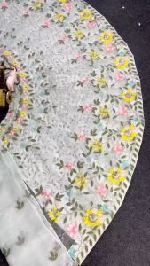 [PRE-ORDER] Semistitched Premium Quality Heavy Organza Silk Lengha (10-15days delivery)