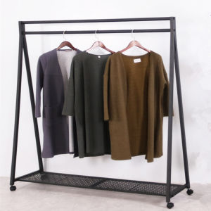 Modern Minimalist Iron Clothing Display Rack with Wheels for Clothing Stores Wedding Dresses Male And Female Clothes Hanger