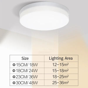 Ultra-thin Ceiling Lamp Interior House Decoration Ceiling Lamp for Bedroom Study Kitchen Bright Home Led Lights 48W 36W 24W 18W