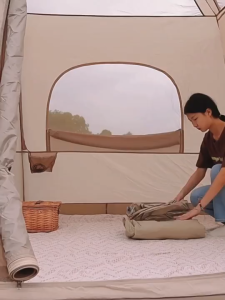 Portable Air Bed Family Size For Camping With Pump Double or Single Queen or King Inflatable Beds