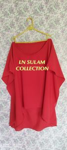 Outer Nazma Batwing Long Outer Perlengkapan Stelan gamis dan dress Baju daster Pakaian blouse Atasan Wanita Rompi Polos Perempuan seragaman cewek Kalong/Keleleawar Santai dan cardigan lebaran kondangan model motif Terbaru kaftan pesta LN SULAM COLLECTION