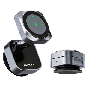 Bonola Car Suction Cup Wireless Charger 25W for iPhone 17 Pro Max/17 Pro Magnetic Wireless Charger for iPhone 16/15/14/13/12