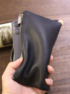 Túi Đựng Điện Thoại Da Dài Thường Ngày Cho Nam Và Nữ Túi Đựng Tiền Xu Đơn Giản Túi Đựng Đồ Nhỏ Gọn Cho Mùa Hè 2024