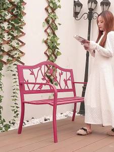 MEIDIHUAFU | Outdoor Double Seater Bench Iron Art