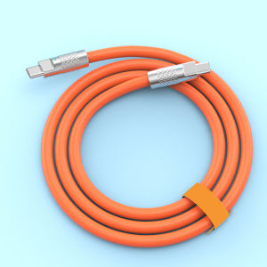 10A 120W Super Fast Charging Cable PD Type-C Liquid Silicone Cable 1/1.5/2M Cable C To C Quick Charging Cable For Xiaomi iPhone