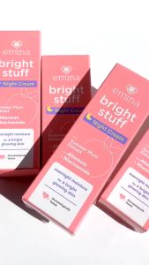 Emina Bright Stuff Night Cream 20ml Krim Malam Pelembab Wajah
