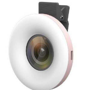 LASH QUEEN ทรศัพท์มือถือใหม่เติมแสง เลนส์มาโคร 53 LED 15X เลนส์มาโครแบบพกพา Selfie LED Ring Flash Light 6164