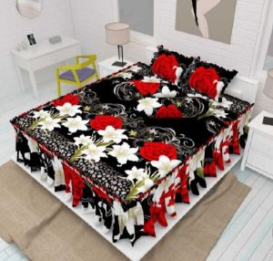 COD sprei rumbai motif bunga uk 120x200