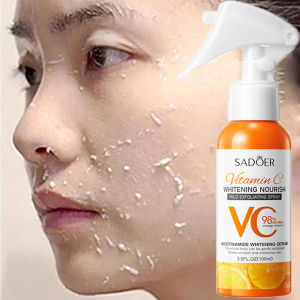 Vitamin C Gentle Face Exfoliating Peeling Gel Body Cleansing Scrub Foot Peeling Spray Blackhead Removal Face Cleanser 100ml