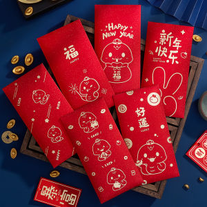Creative Snake Year 2025 New Year Red Envelope Wallet Cartoon Cover Chinese New Year Festive Celebration Gift