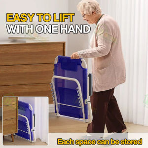 7 Positions Adjustable Bedchair Tatami Chair Backrest Elderly Bed Backrest Back Rest Bedchair Folding Recliner Chair Load 150KG