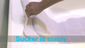 Extra Long Bath Tub Mat Soft PVC Full Body Bath Pillow Quick-Drying Spa Pillow with Suction Cups