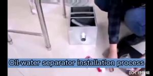 Stainless Steel Sink Grease Trap High Quality Stainless Oil-Water Separator 8 Lbs 5GPM Gallons Per Minute Stainless Grease Trap For Restaurant Kitchen Oil Filter Free Accessories Sewage Treatment Filter Top Inlet