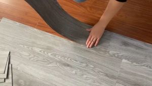 TERMURAH!! VINYL LANTAI PVC STIKER (SATUAN) KAYU 91.44×15.24CM (TEBAL 15 MM) PEREKAT LANTAI KODE FS