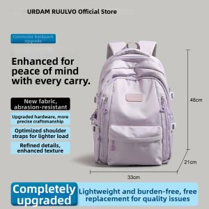 URCDN RDALVO | Lightweight Casual Travel Backpack for School and Laptop