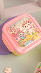 COCONI Travel Feeding Set With Fork and Spoon | Kotak Makan Anak Traveling Dengan Sendok dan Garpu