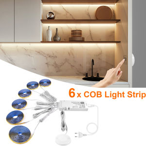 COB Linear Embedded LED Strip Ceiling Grille Panel Wall Decoration LightsLED Tape Self-Adhesive Living Room Ambient Wall Lamp