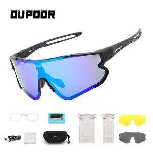OUPOOR | Kính Chống Lóa Dành Cho Chạy Bộ và Đạp Xe Sử Dụng Ban Ngày và Ban Đêm