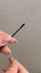 M.O. 50pcs/pack Black Hair Clip Lady Hairpins Curly Wavy/Plane Grips Hairstyle Hairpins Women Bobby Pins