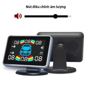 Cảm Biến Đỗ Xe Parktronic 8 Cảm Biến Tự Động Phía Sau Radar Dự Phòng Thiết Bị Điện Tử Ô Tô Không Nhìn Thấy Được Với Chuông Báo Hỗ Trợ Lùi Xe