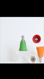 1/4 Inch Nozzle Spray Sprayer Gun / Nosel Pencuci Tekanan Hijau 25 Derajat Dengan Cover