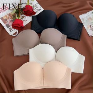 FINETOO 【Deliver 2-3 days】（Buy 1 Take 1）Push Up Bra Front Buckle Brallete For Women Soft Wireless Ladies seamless Lingerie
