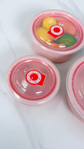 Mangkuk Makanan Bertutup Wheat Straw Bowl Set 3 in 1 Microwave Safe Food Storage Bowl BPA Free 小麦秸秆保鲜碗 带盖微波碗