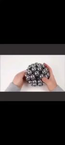 30mm Strong Magnetic Large Big Round Magnet Ball Beads Bracelet Stress Relieving Stone Natural Hematite DIY Home Decoration Gift
