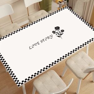 Fashionable Waterproof Oil-Resistant Heat-Insulating Leather-like Tablecloth & Placemat